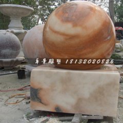 山西某商場定制的風水球雕塑