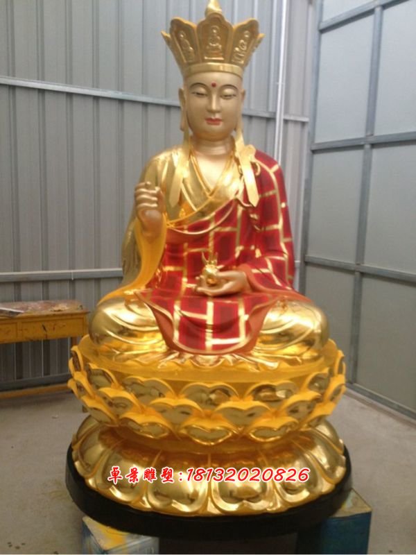 玻璃鋼佛像,玻璃鋼彩金佛像