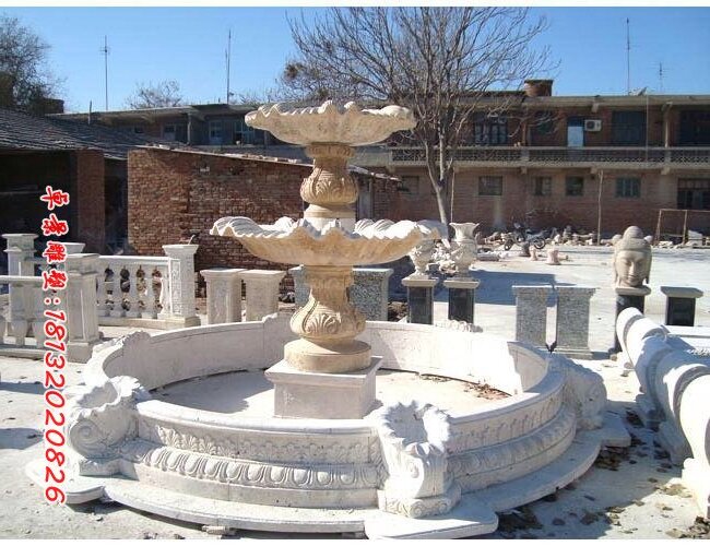 石雕噴泉,大理石噴泉雕塑
