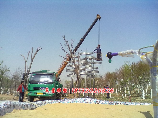 不銹鋼抽象樹雕塑,不銹鋼公園抽象雕塑