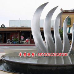 不銹鋼翅膀雕塑，不銹鋼廣場雕塑