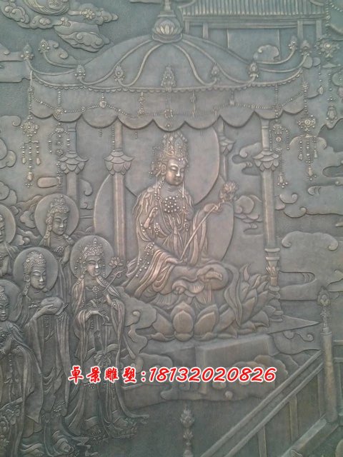 寺廟銅浮雕,紫銅浮雕 (1)