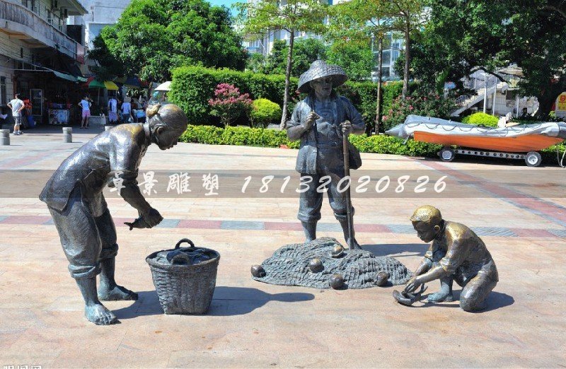人物銅雕,公園小品銅雕 (2)