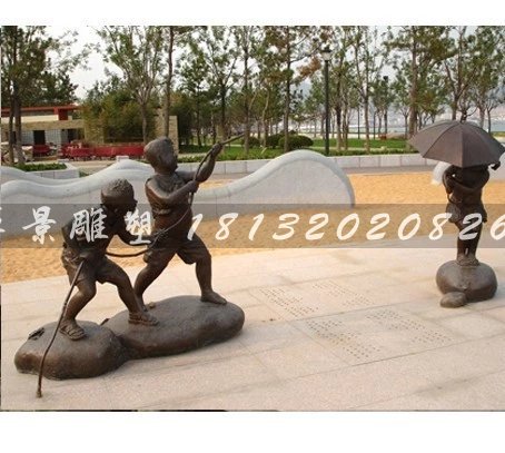 人物銅雕,公園小品銅雕 (5)