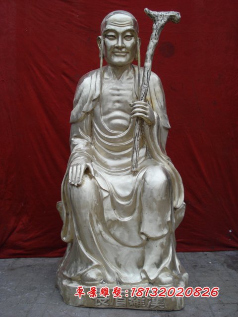 十八羅漢銅雕,鑄銅十八羅漢雕塑 (1)