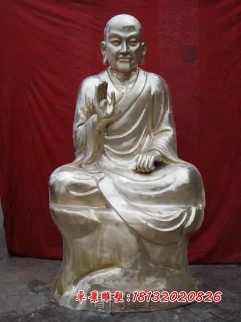 十八羅漢銅雕,鑄銅十八羅漢雕塑 (5)