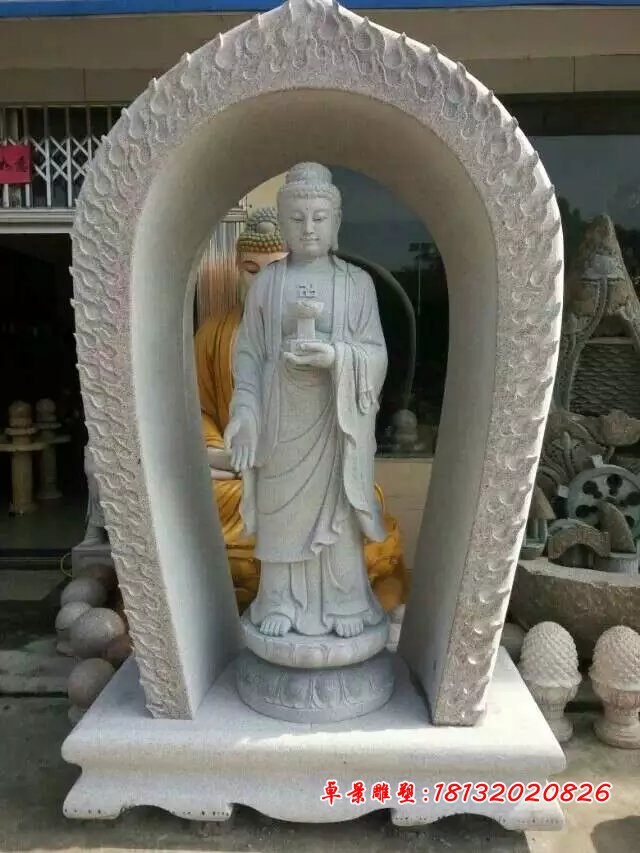 觀音石雕,漢白玉觀音石雕