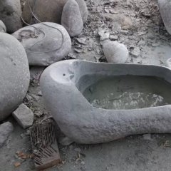 大理石花盆,石水盆