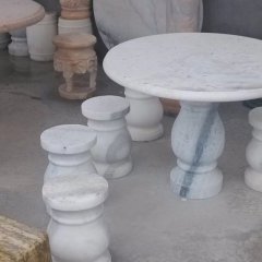 大理石石桌石凳，公園石桌石凳