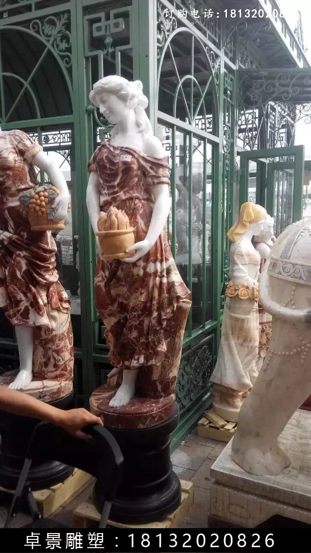 西方人物石雕，西方美女石雕 (7)