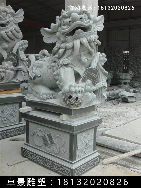 獅子石雕,仿古獅子雕塑 (1)