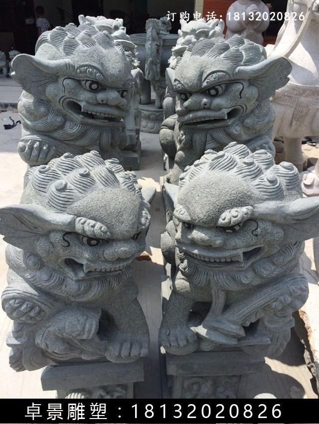 獅子石雕,仿古獅子雕塑 (2)