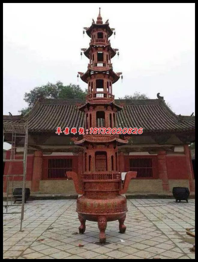 銅香爐,鑄銅香爐雕塑 (2)