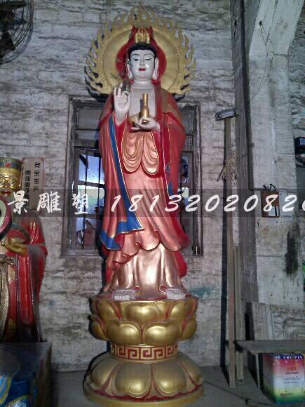 玻璃鋼觀音菩薩雕塑,玻璃鋼彩繪觀音菩薩雕塑 (2)