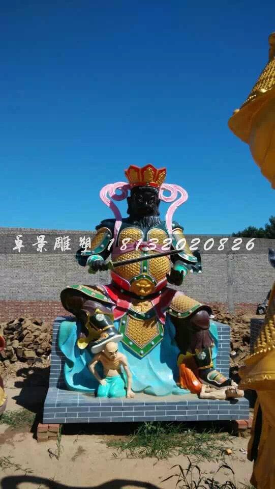 玻璃鋼四大天王雕塑,玻璃鋼神仙雕塑 (3)