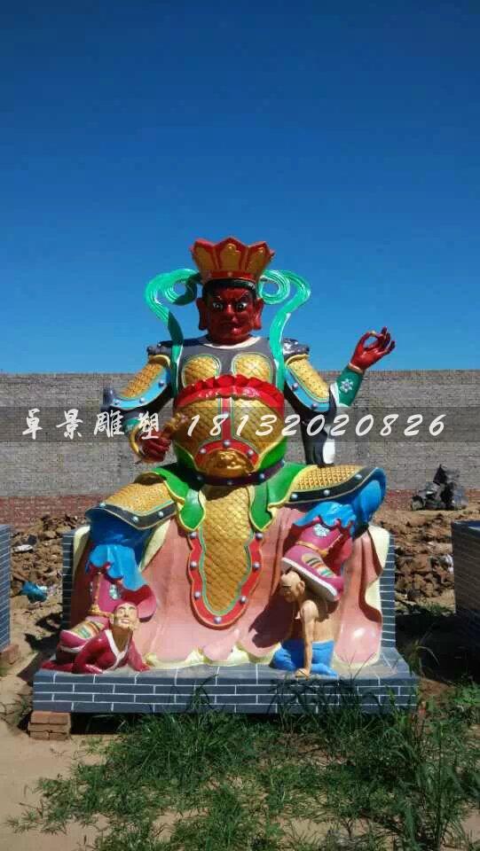 玻璃鋼四大天王雕塑,玻璃鋼神仙雕塑 (4)