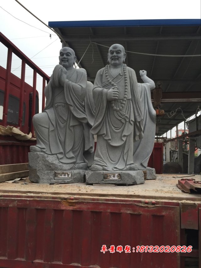 十八羅漢石雕,大理石十八羅漢石雕 (3)