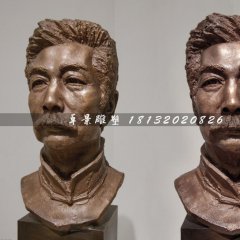 魯迅銅雕，校園名人銅雕