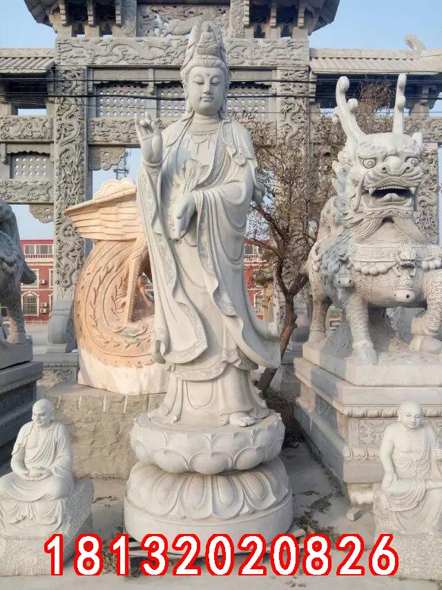 十八羅漢石雕，漢白玉十八羅漢雕塑 (2)