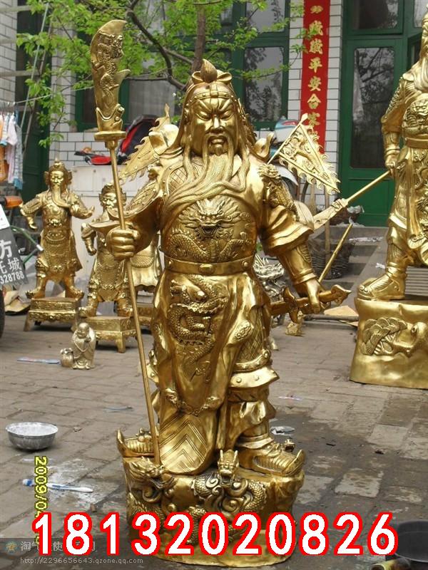 關(guān)公銅雕,鑄銅關(guān)公雕塑 (3)