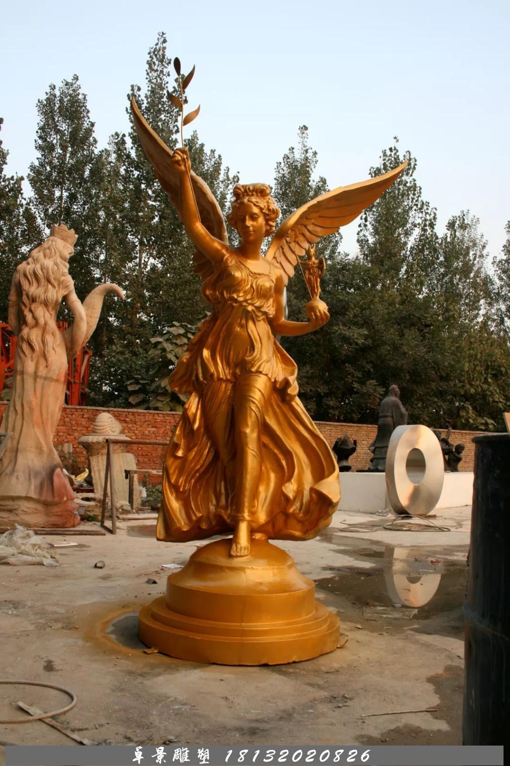 和平女神銅雕,鑄銅和平女神雕塑 (1)