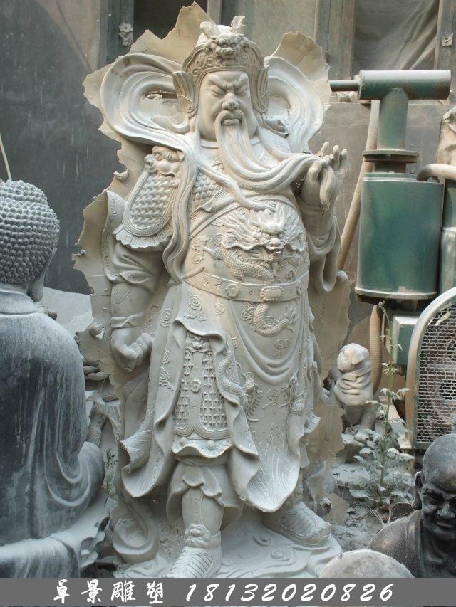 關(guān)公石雕,關(guān)帝石雕,關(guān)二爺石雕 (2)