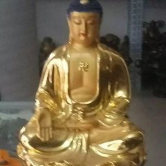 銅佛像，如來佛祖銅雕，鎏金銅佛像