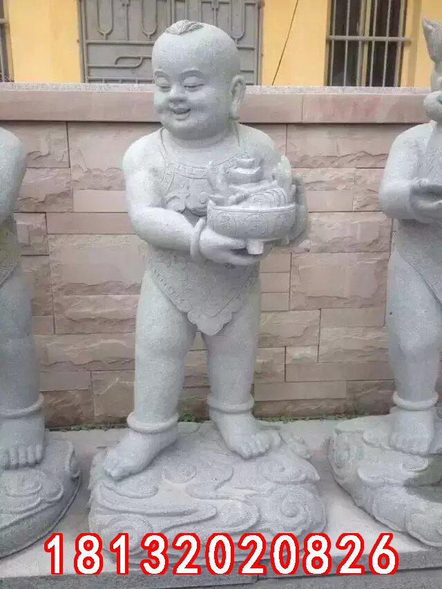 小孩石雕,善財童子石雕 (2)
