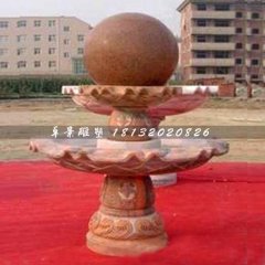 石頭風水球,石雕風水球雕塑
