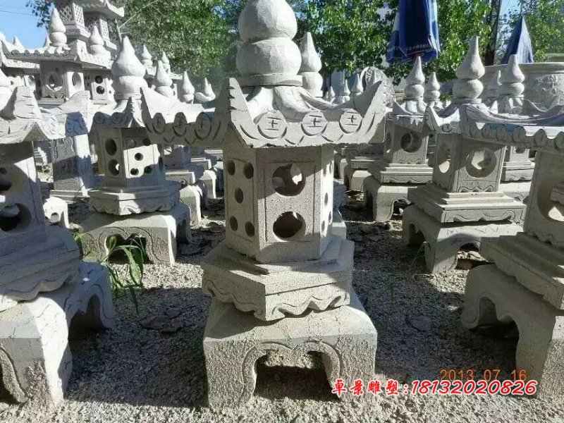 石燈,大理石石燈雕塑 (1)