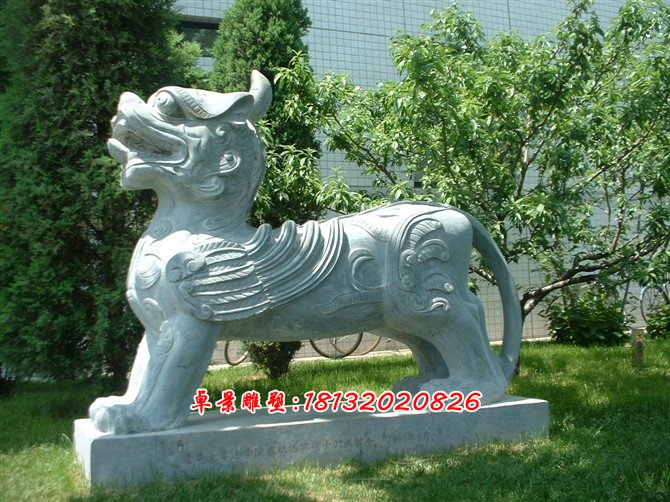 獨角獸石雕,神獸石雕