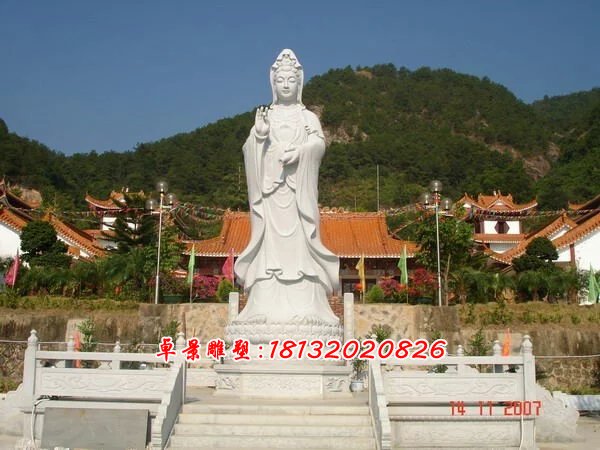 大型立式觀音,石雕觀音菩薩
