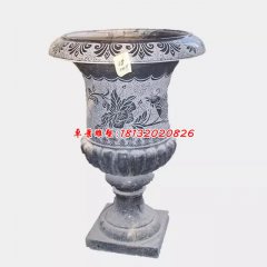 石花盆,青石花盆,仿古花盆