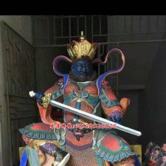 玻璃鋼四大天王雕塑,玻璃鋼彩繪神仙雕塑