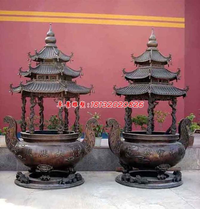 銅香爐,寺廟銅香爐