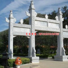 石雕牌坊，大理石牌坊，標志牌坊雕塑