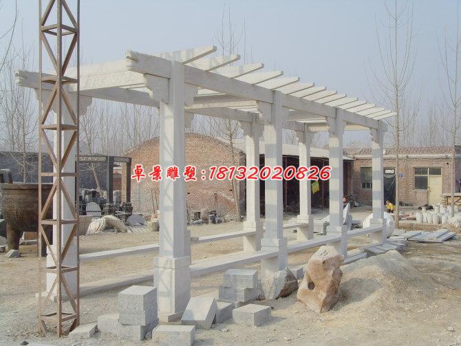 石雕長(zhǎng)廊,漢白玉走廊雕塑