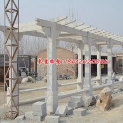 石雕長廊，漢白玉走廊雕塑
