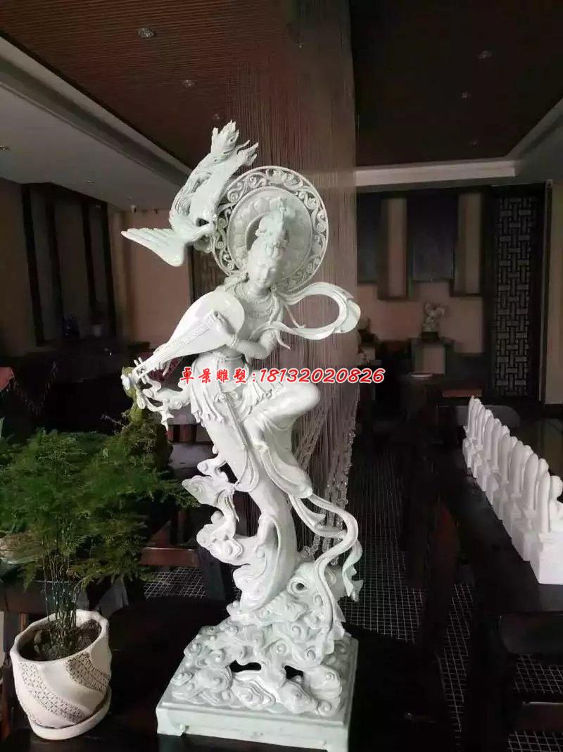 石雕仙女,漢白玉仙女雕塑