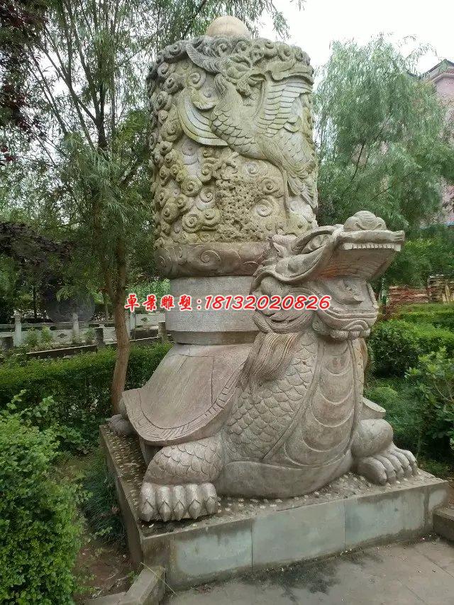 龍龜石雕,公園神獸石雕 (2)