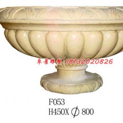 石雕花盆,廣場砂巖花盆雕塑