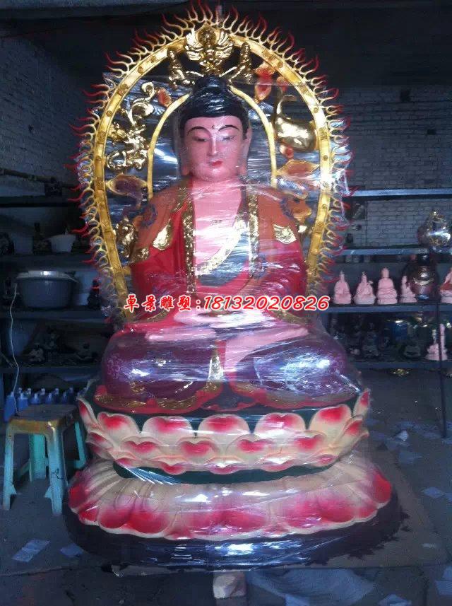 玻璃鋼彩繪佛像雕塑,如來(lái)佛雕塑