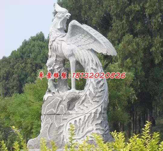 鳳凰石雕,古代神獸石雕