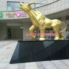 大黃牛銅雕，廣場銅牛雕塑