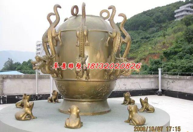 地動儀銅雕,寺廟景觀銅雕