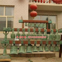 編鐘銅雕,仿古青銅編鐘雕塑
