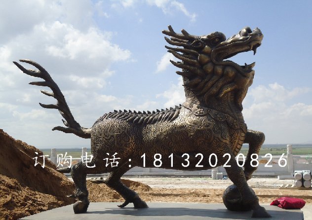 麒麟銅雕,廣場麒麟銅雕