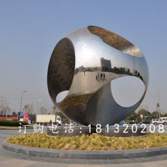 不銹鋼球雕塑，廣場球不銹鋼雕塑