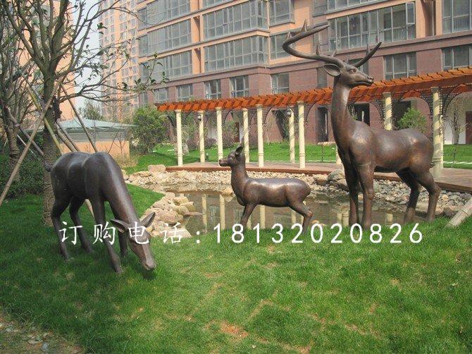 小鹿銅雕,梅花鹿銅雕 (1)