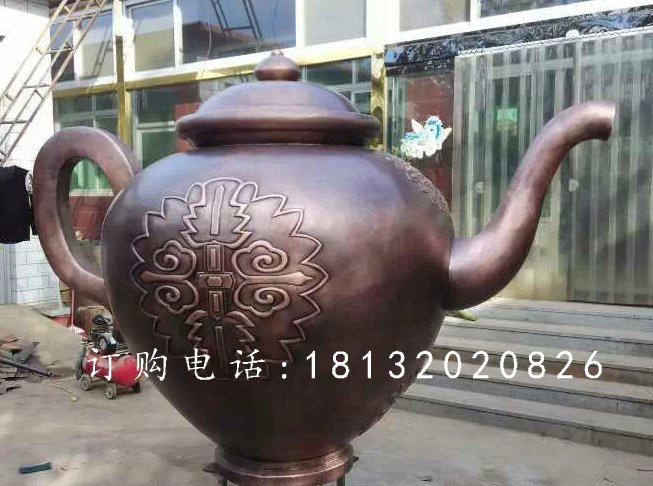 銅水壺,鑄銅水壺雕塑 (2)